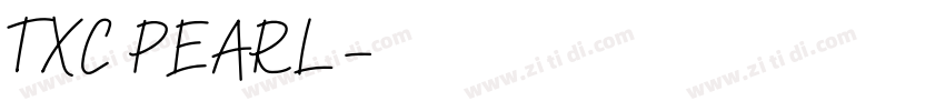 TXC PEARL字体转换
